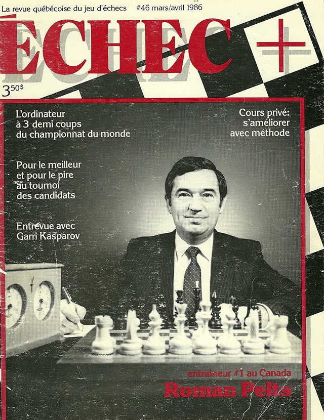 Echec Magazine April 1986 Roman Pelts 