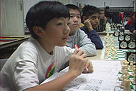 Students in a chess class